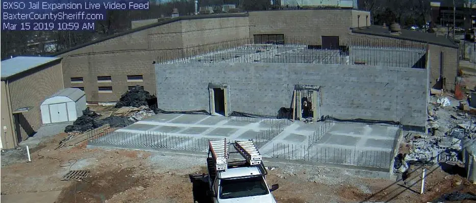 Baxter County Jail Expansion - Live Feed - March 2019